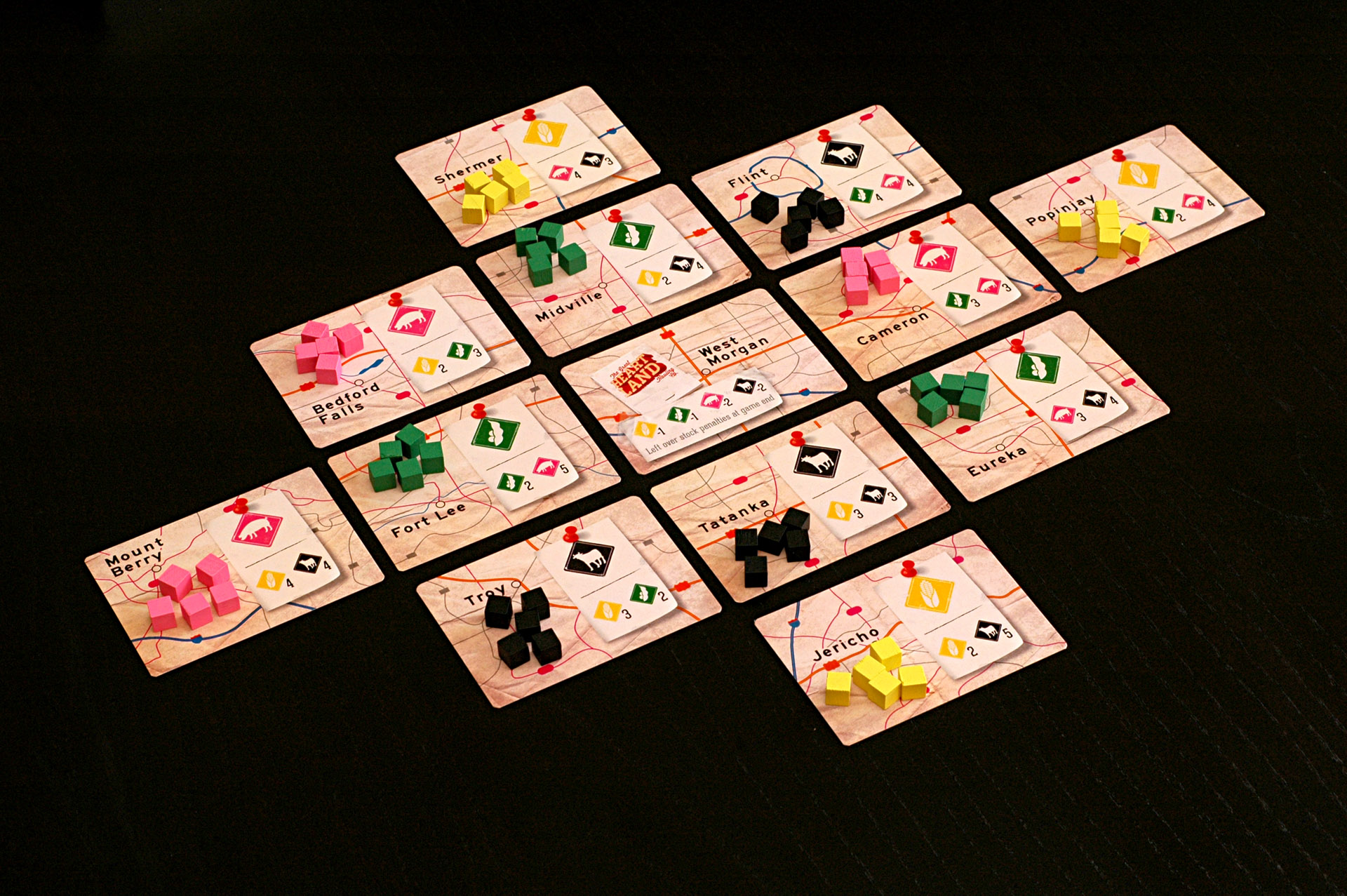 Card Layout for 4 players