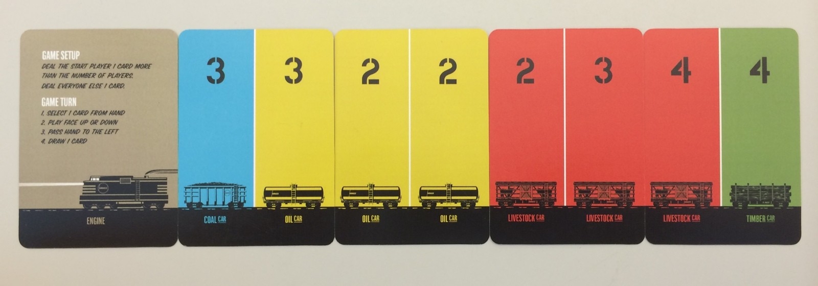 Yardmaster - Crash Games - 2014 - Complete - Railroad Card Game