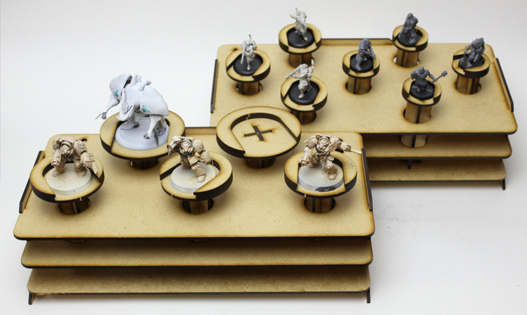 Laser Cut Paint Rack for Miniature Painting