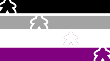 Meeple Pride - Asexual