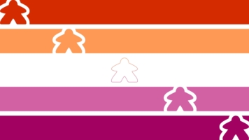 Meeple Pride - Lesbian
